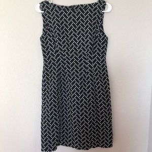 Jones New York Navy Eyelet Dress - EUC